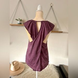 Free People Purple Top